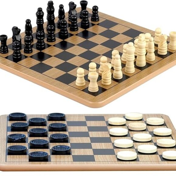Original Regal Games Reversible Wooden Board (Chess/Checkers/Backgammon) – NEW - Picture 2 of 6